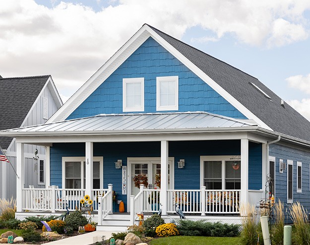 Residential home in Illinois with waterproof roofing system