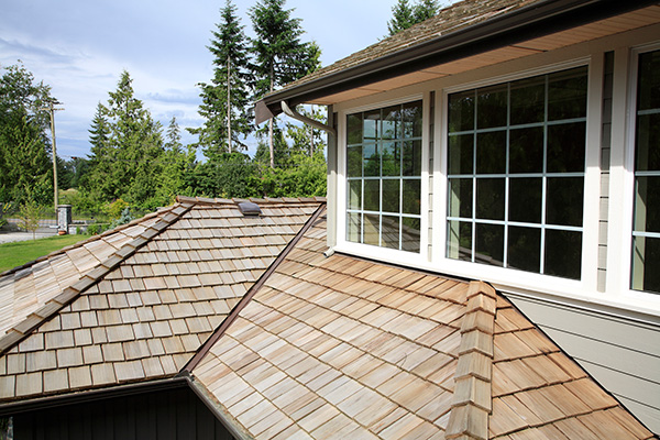 cedar wood roofing replaced by our roofing contractors in Madison